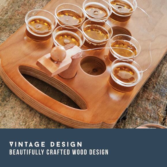 Hammer + Axe Wooden Foldable  Portable Pong  Adult Game Includes 25 Cups - Picture 6 of 6